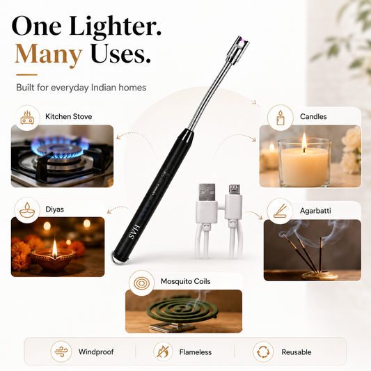 Sunverse Magic™ Rechargeable Plasma Lighter – Windproof & Flameless