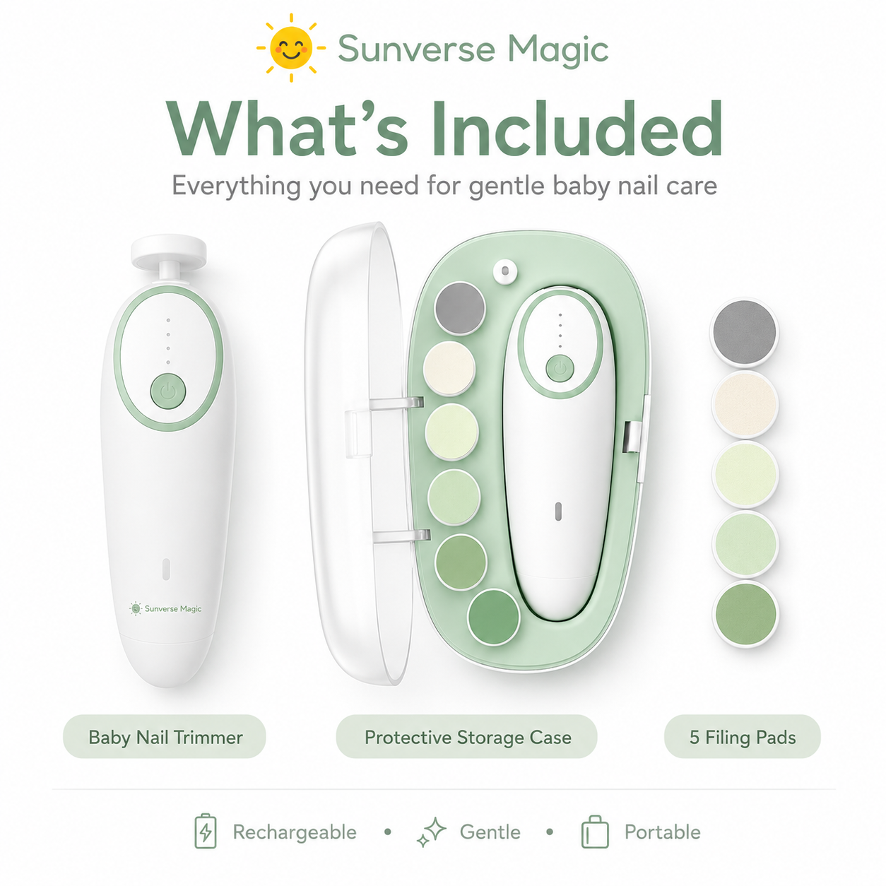 Sunverse Magic TinyTouch Baby Nail Care Kit