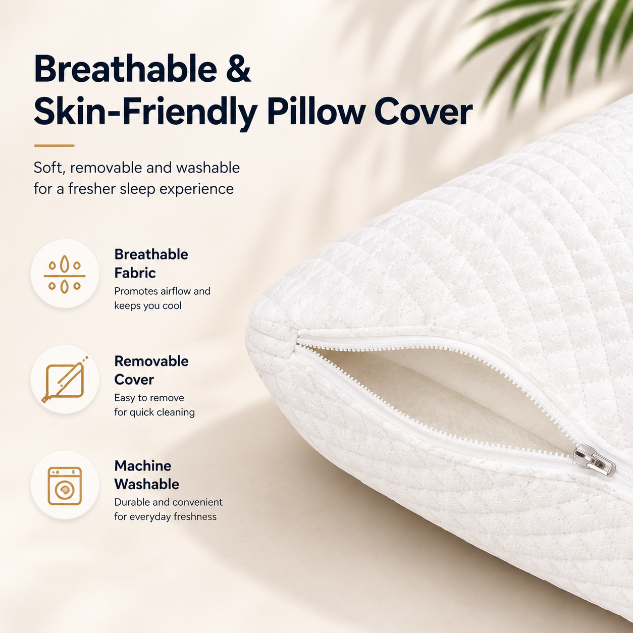Sunverse Magic™ DreamAlign™ Pro Ergonomic Cervical Memory Foam Pillow